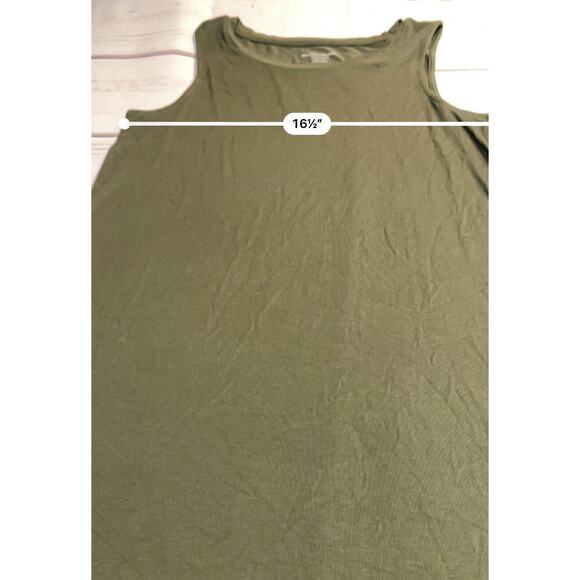 Amazon Essentials Women's Tank Swing Dress - Olive Green - XS, NWT - Picture 5 of 6